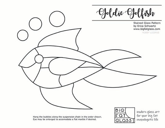 Pattern- Goldie Goldfish Hobby License