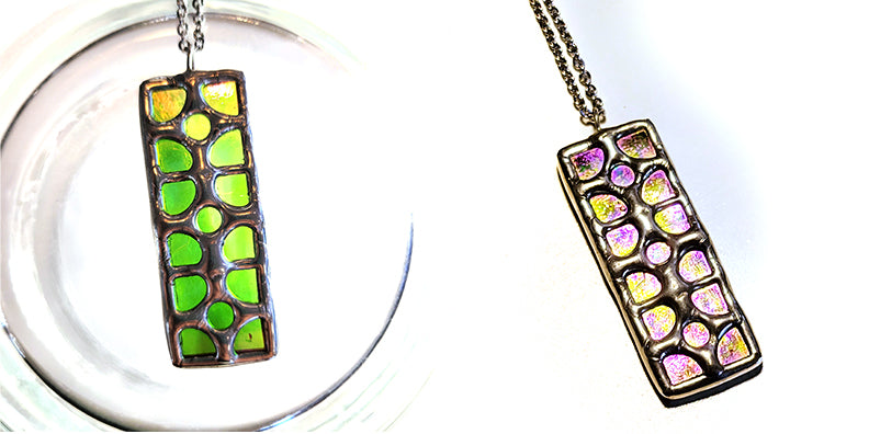 Mid-Century Modern Overlay Necklaces